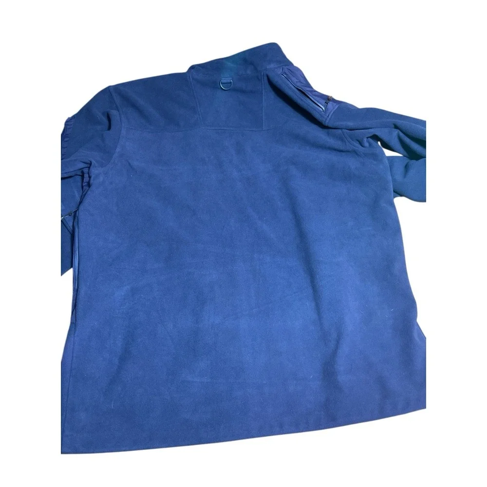 HOOK & TACKLE Air/X Tech Fish Gear Men's XL Blue Jacket Huge‎ Pockets Front